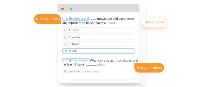 What can Online Exam System do for managing question bank ...