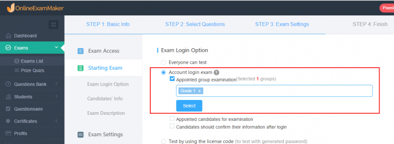 Online Exam System : How to make students take exams with logging their Sns-Brigh10