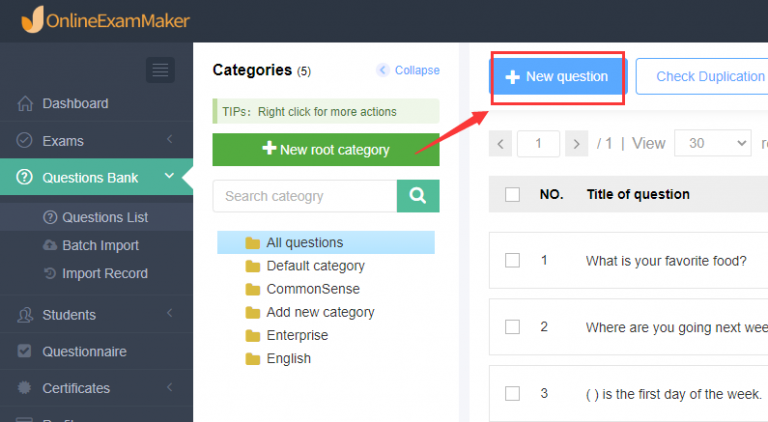 Test generator software image