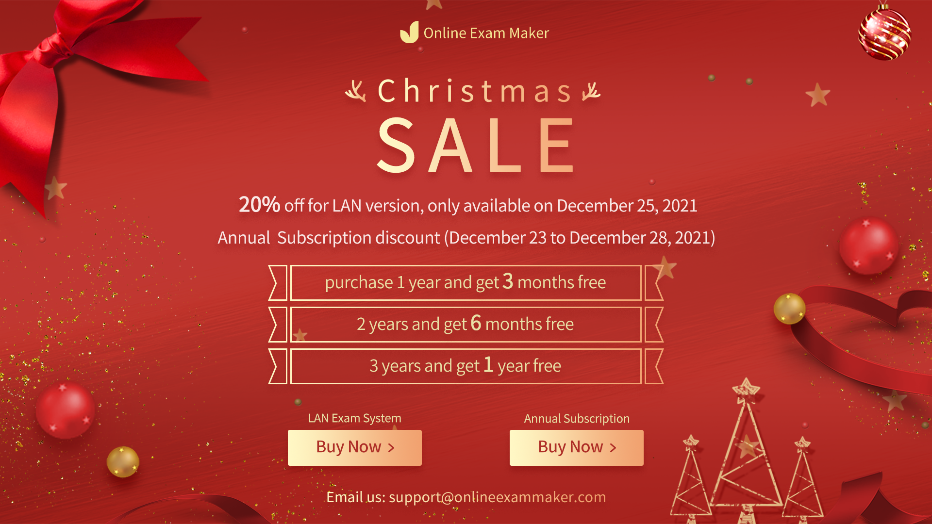 Christmas sales