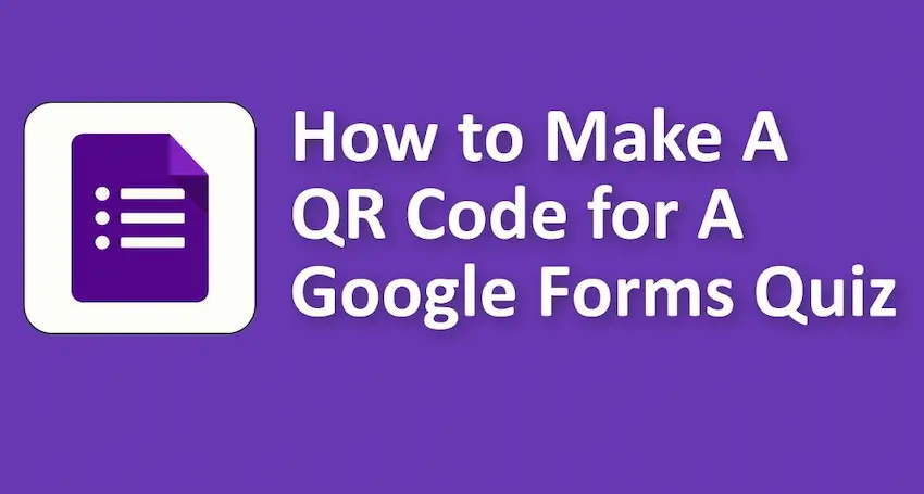 Como fazer um código QR para um questionário do Formulários Google