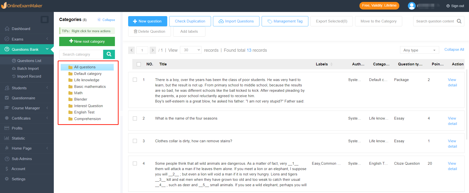6 Basic Features Essential to a Great Question Bank System ...