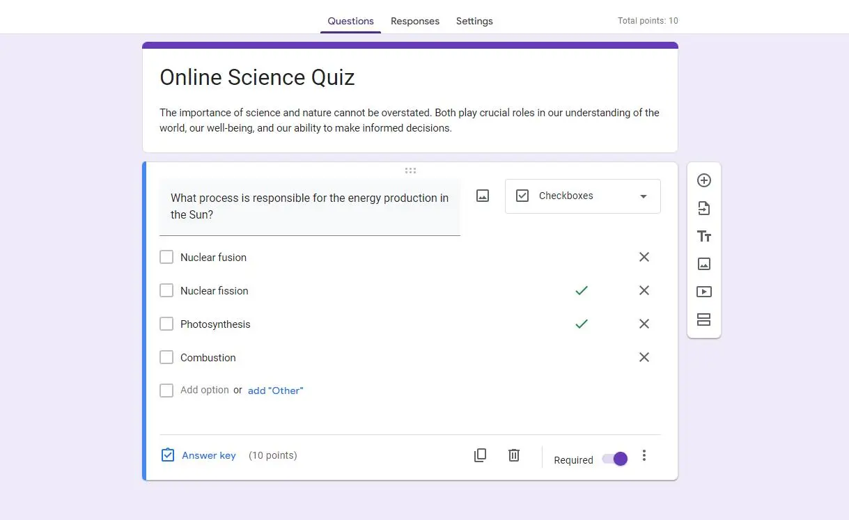 How To Create A Science Quiz With Google Forms OnlineExamMaker Blog   2 Make A Science Quiz.webp