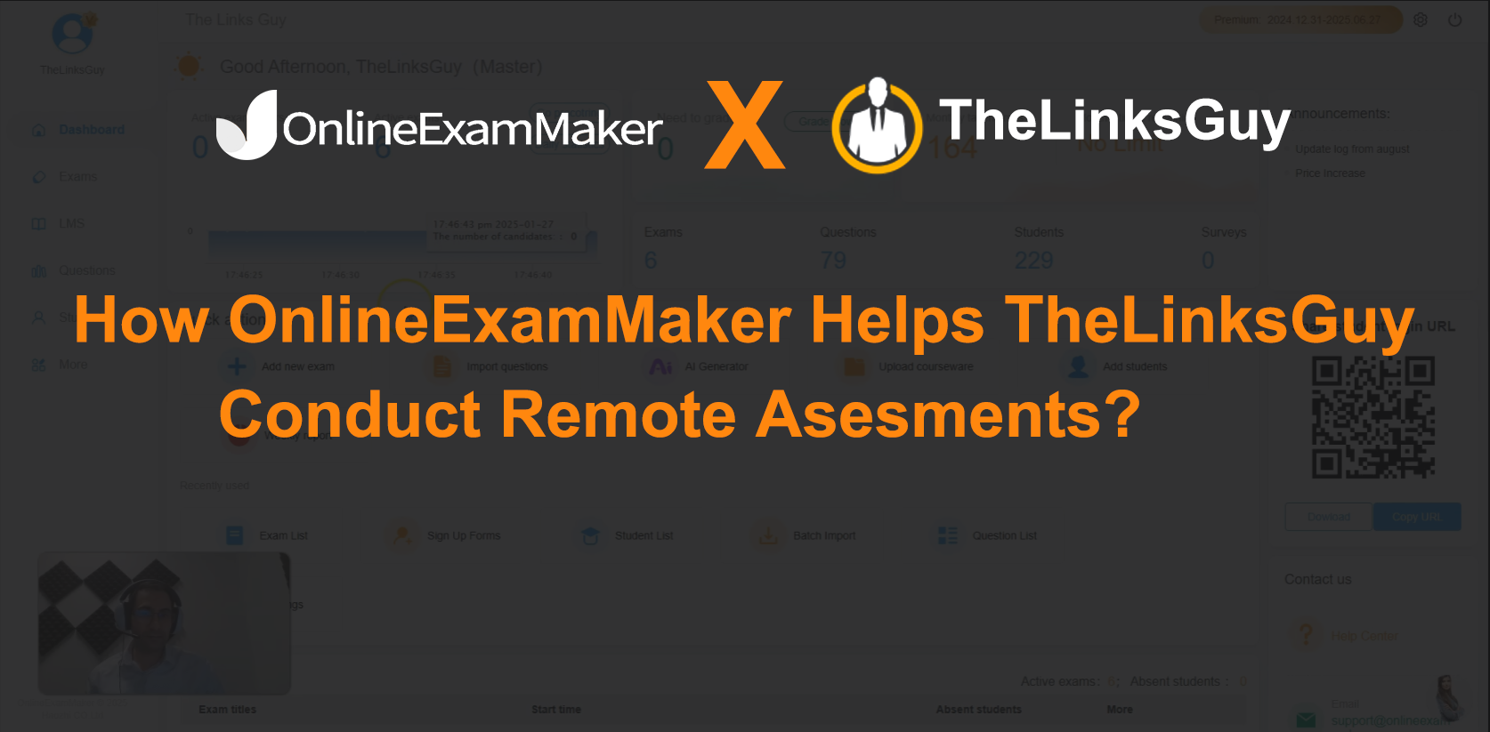 Customer Success Story: How OnlineExamMaker Streamlined Recruitment for TheLinksGuy