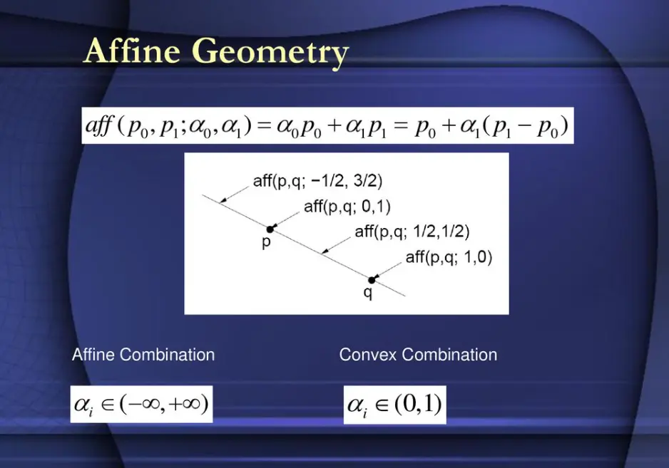 20 Affine Geometry Quiz Questions and Answers