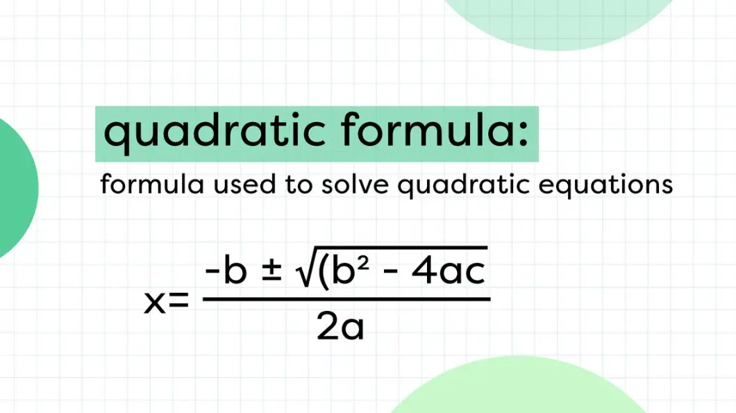 20 Quadratic Equations Quiz Questions and Answers
