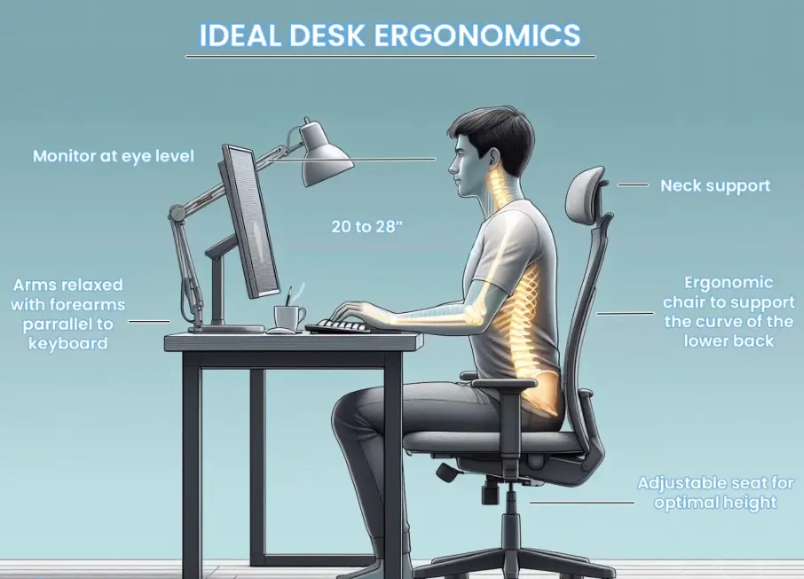 20 Ergonomic Desk Setup Safety Quiz Questions and Answers