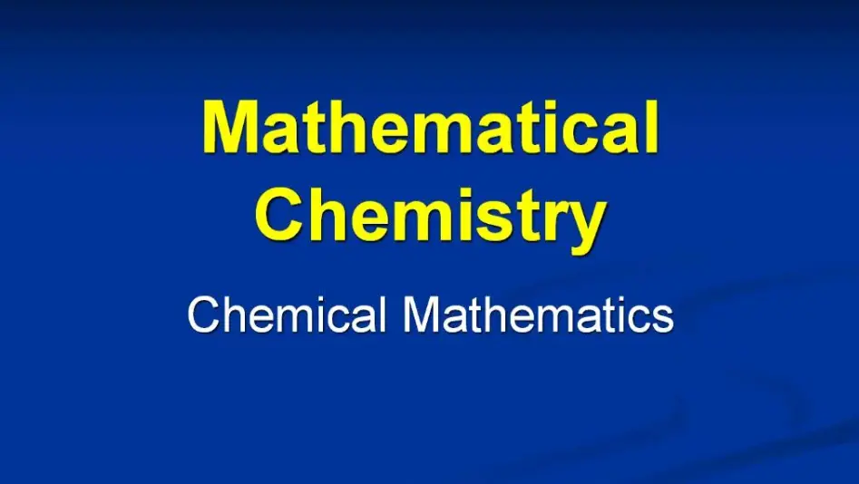 20 Mathematical Chemistry Quiz Questions and Answers
