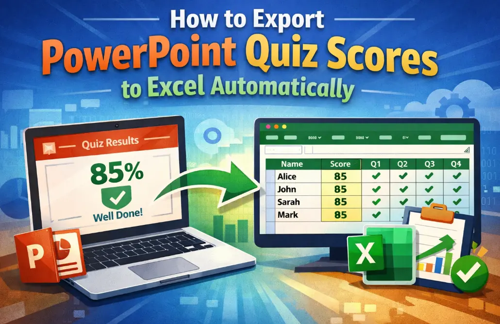 How to Export PowerPoint Quiz Scores to Excel Automatically?